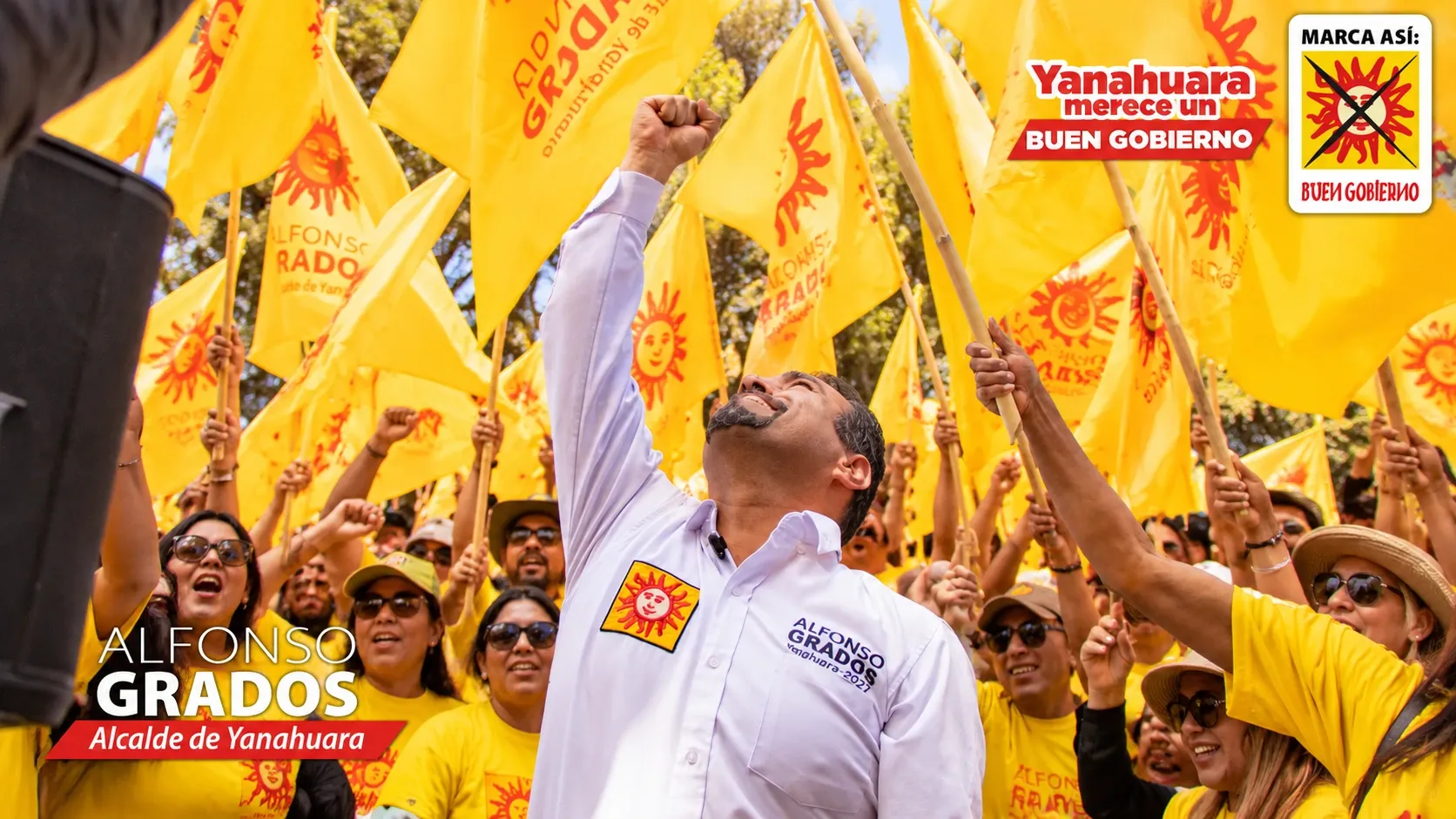 Alfonso Grados durante el debate de candidatos a la alcaldía de Yanahuara organizado por Exitosa.